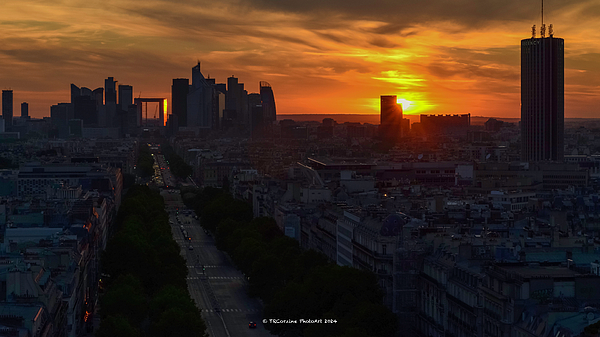 Tim Corzine - Dramatic Paris Sunset
