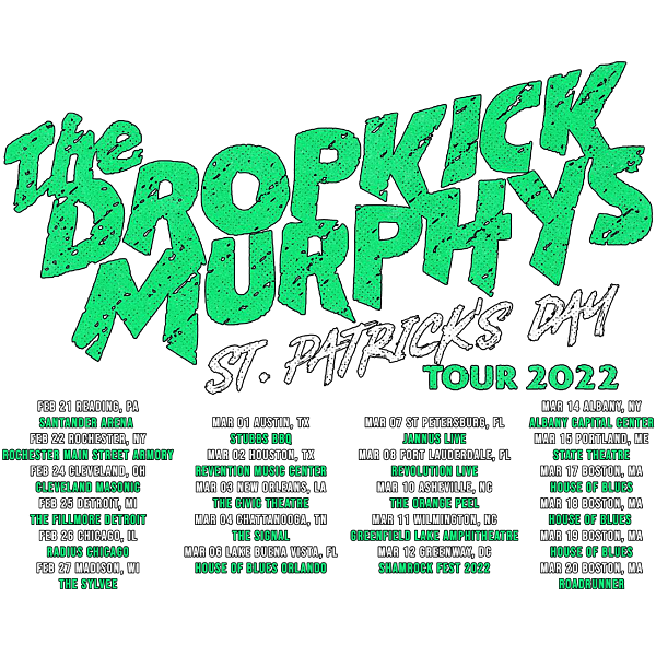 Dropkick Murphy's Shamrock Logo T-Shirt