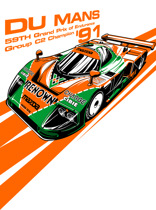 Magnet Mazda 787B 1991