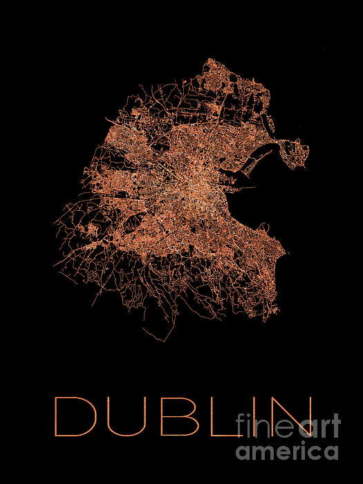 Dublin City Plan Mapdublin City Plan Map Pablo Romero 