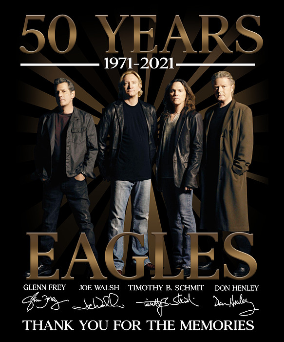 Thh - Eagles 50th Years 1971 2021 Thank You For The Memories Signatures