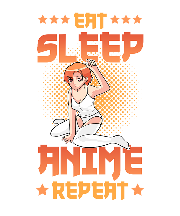 Eat Sleep Anime Memes Repeat Gift' Women's T-Shirt