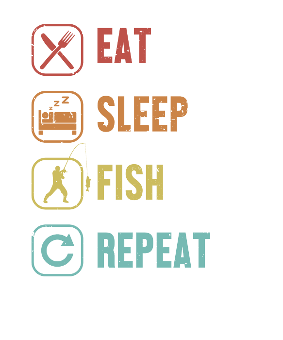 Eat Sleep Fish Repeat Boat Ice Fisherman Fly Fishing Tote Bag by Graphics  Lab - Pixels