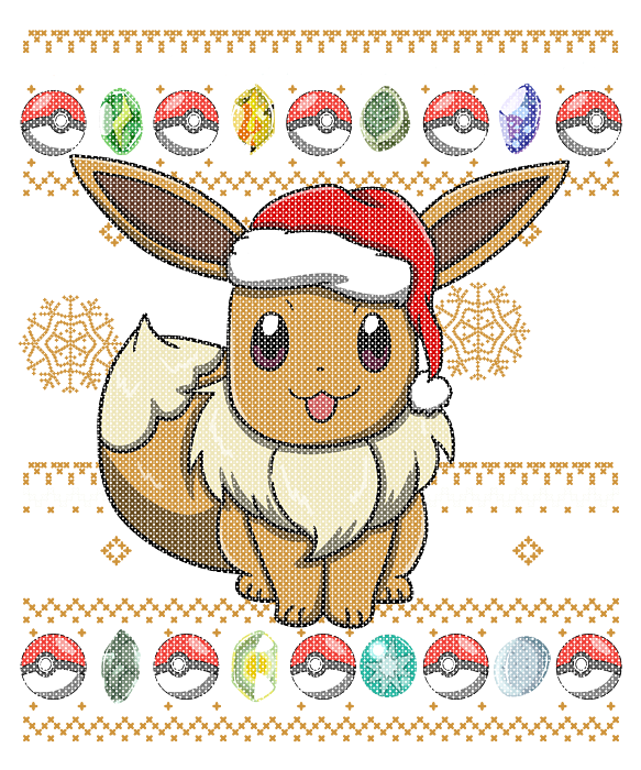 Eevee Pokemon Sticker Pixel Art 