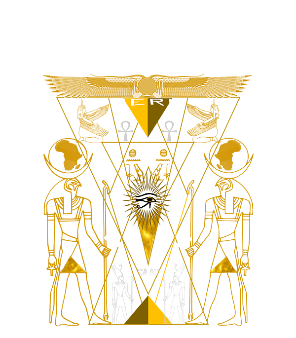 Egyptian Sacred Geometry T-Shirt Horus Heru Egyptian Sacred Geometry T-Shirt Horus Heru