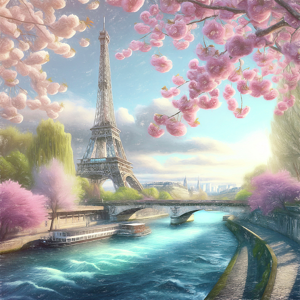 Donna Kennedy - Eiffel Tower Spring View