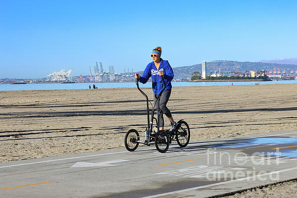 Nina Prommer - Elliptical Bike Rider in Long Beach