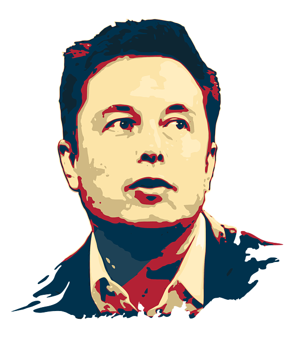 Elon Musk Pop Art T-Shirt for Sale by Filip Schpindel