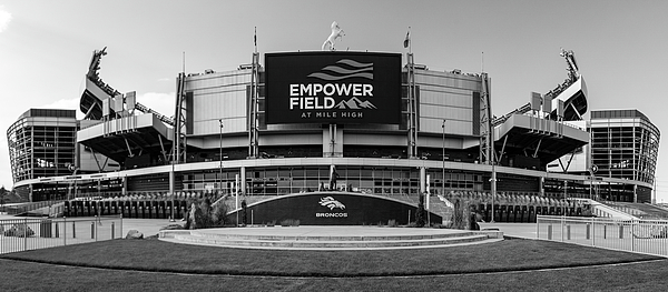 Empower Field at Mile High Stadium - Denver Broncos Art Print - the Stadium  Shoppe