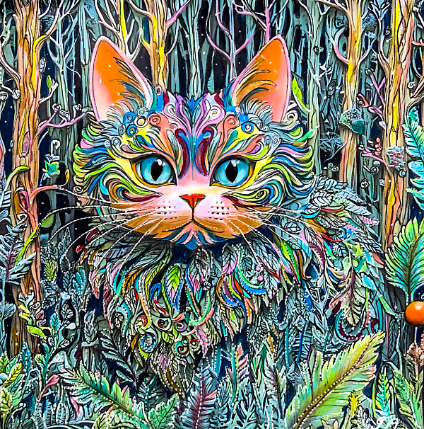 Jan Andersen - Enchanted Forest Cat
