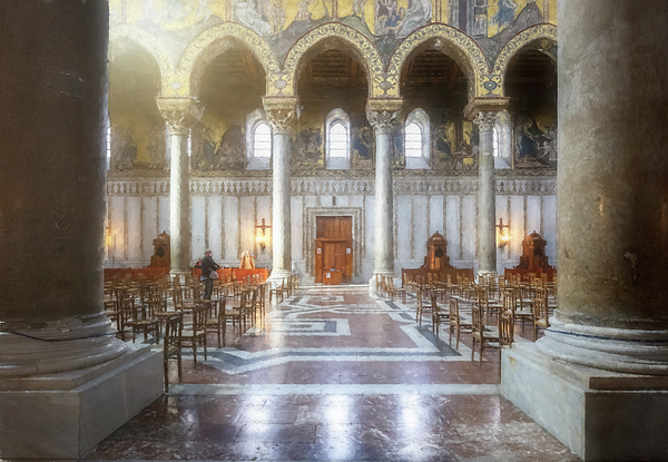 Joan Carroll - Entering Monreale Cathedral Sicily