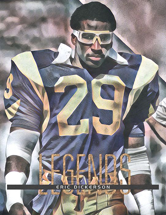 Los Angeles Rams Eric Dickerson Sports Illustrated Cover Canvas Print /  Canvas Art by Sports Illustrated - Sports Illustrated Covers