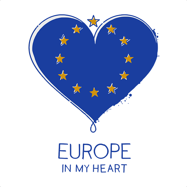 Europe In My Heart Sticker by Ade Bagus Kuswoyo - Fine Art America