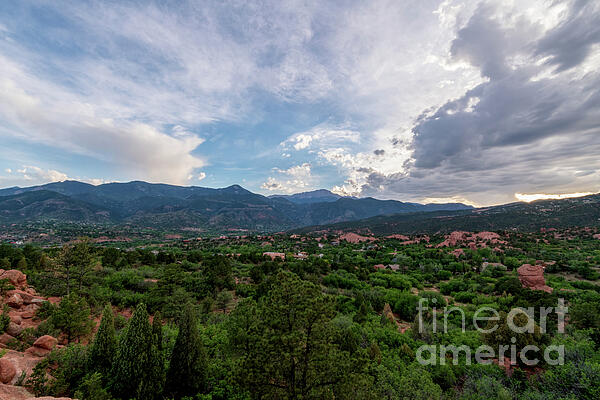 Jennifer White - Evening Clouds Over Pikes Peak