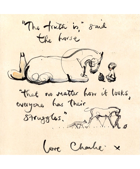 Everyone Has Thier Struggles Charlie Mackesy Art Book 2023 Greeting ...