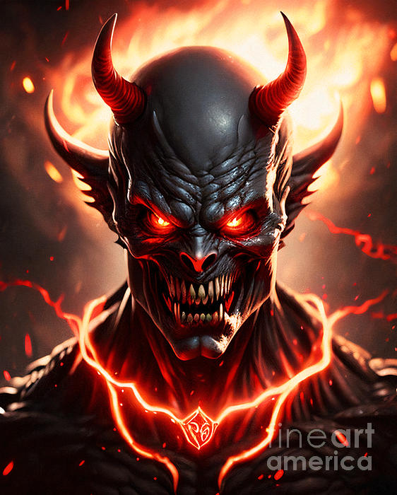 evil demon artwork