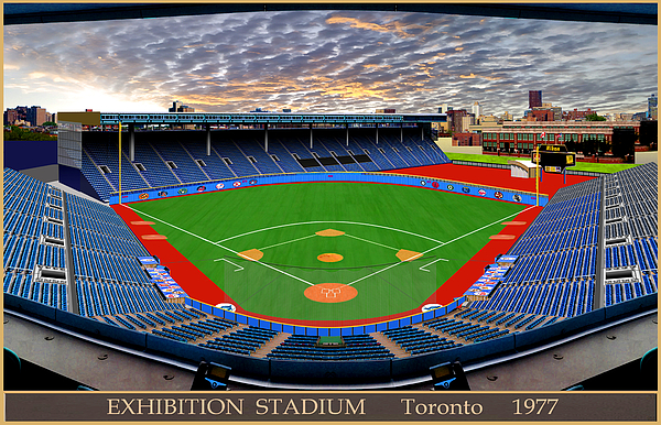 Exhibition Stadium 1977 Greeting Card by Gary Grigsby