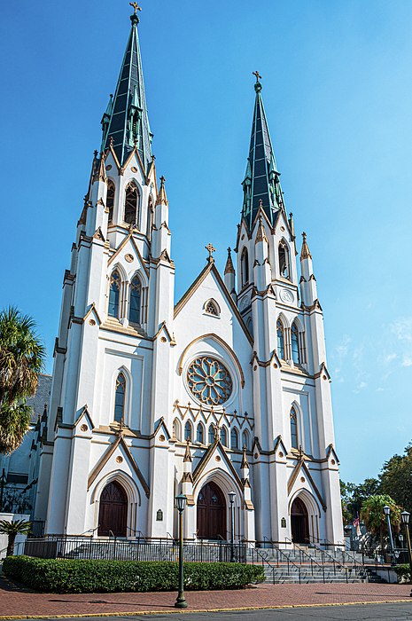 Mike Worley - Exterior of the Cathedral and Basilica of St. John the Baptist in Savannah