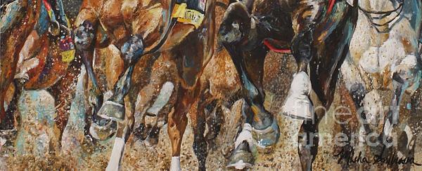 Misha Ambrosia - Eye to Eye at the Turn, Churchill Downs, Louisville, Kentucky close up no3.5 hooves