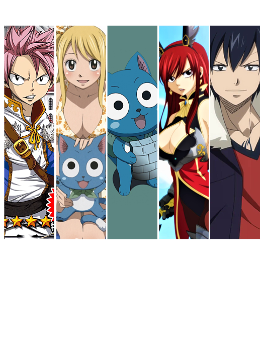 Fairy Tail Characters Manga Anime Poster