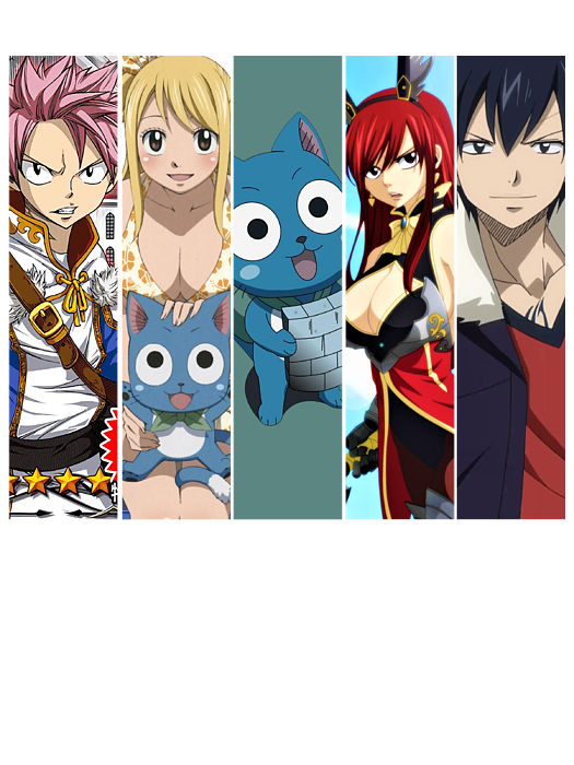 Fairy Tail Characters Anime Poster