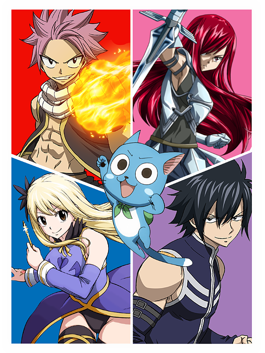 Anime Art Characters Fairy Tail by Anime Art