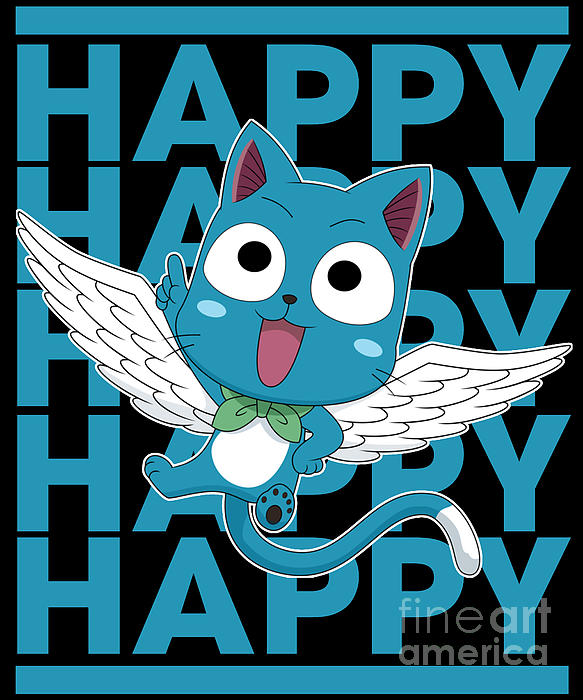 Fairy Tail Happy Name Anime iPhone Case