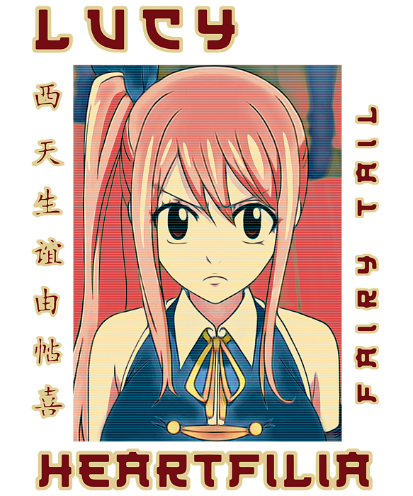 Fairy Tail Lucy Heartfilia Name Anime Jigsaw Puzzle