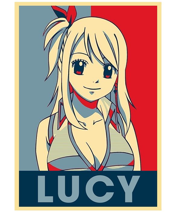 Fairy Tail Lucy Heartfilia Name Anime Sticker by Anime Art - Pixels