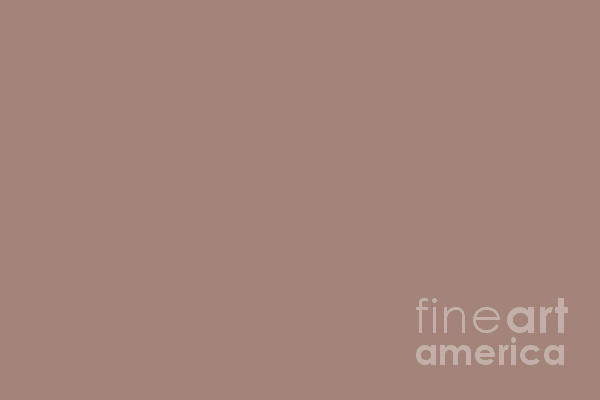 Falling For Autumn Pink Taupe Solid Color Pairs To Sherwin Williams Hushed  Auburn SW 9080 by PIPA Fine Art - Simply Solid
