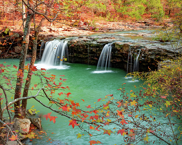 Gregory Ballos - Falling Water Creek Falls In The Arkansas Ozark National Forest