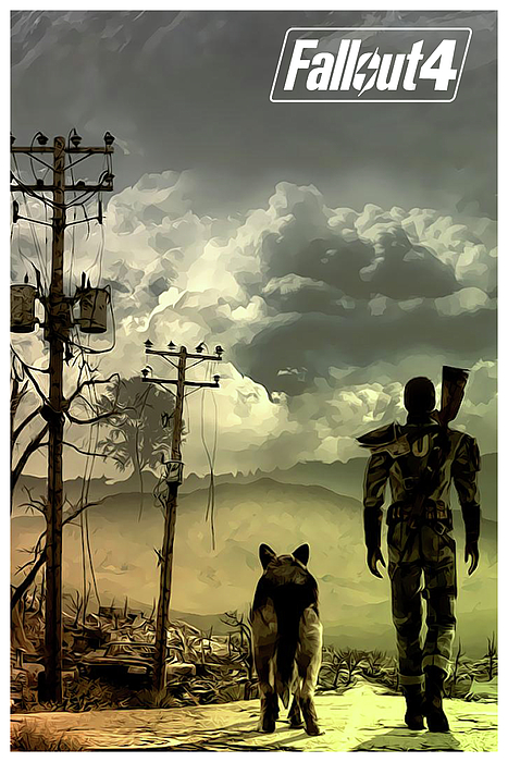 Fallout 4. Full Art Fallout 4 Poster. Ethereum Hanging Mordern Print Home  Decor Jigsaw Puzzle by Ron Schwartz - Pixels Puzzles