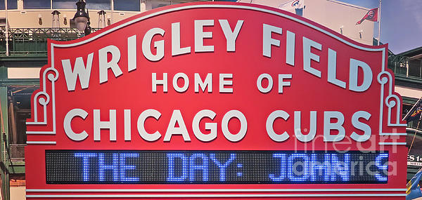 John Malone - Famous Chicago Wrigley Field Sign