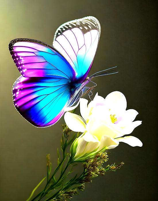 Ruth Digital  vision - Fantastic butterfly on a flower 1