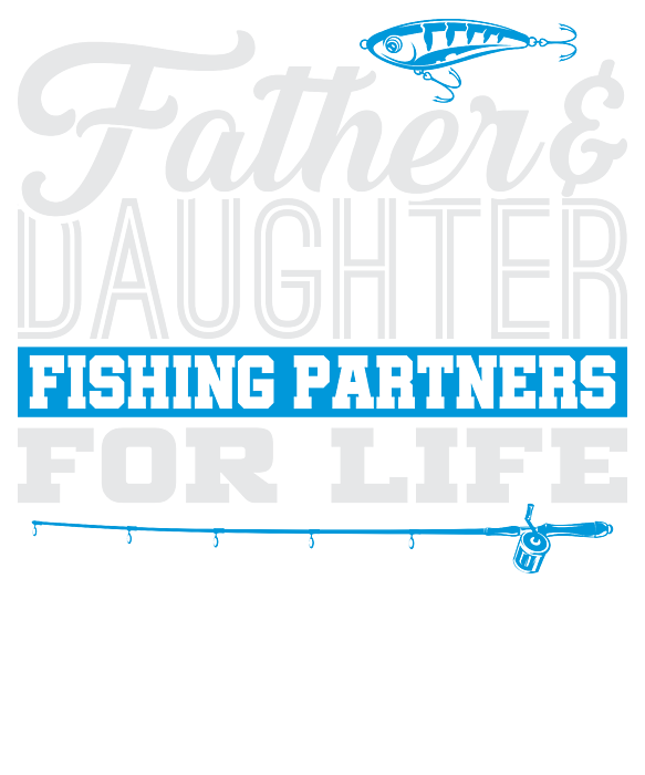 Father Daughter Fishing Partners Life Kids T-Shirt by Jacob Zelazny - Fine  Art America