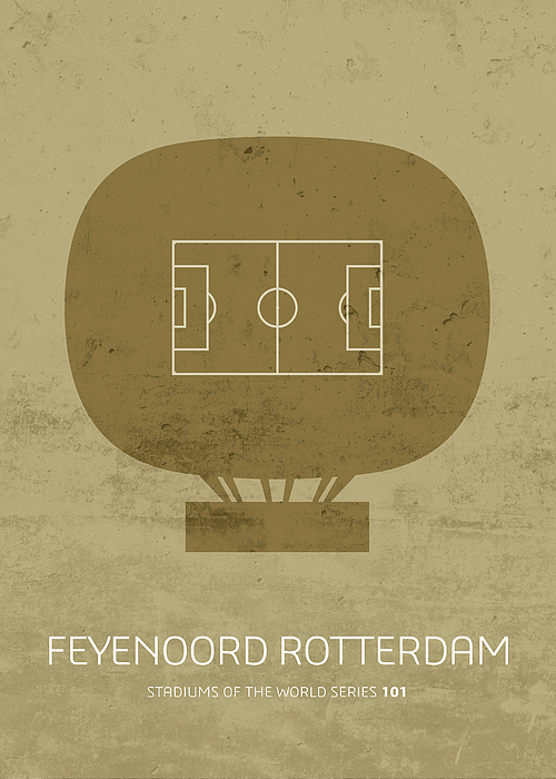 berekenen Immigratie raket Feyenoord Rotterdam Stadium Football Soccer Minimalist Series iPhone 11 Pro  Case by Design Turnpike - Instaprints