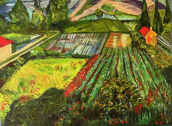 Belinda Low - Field with Poppies