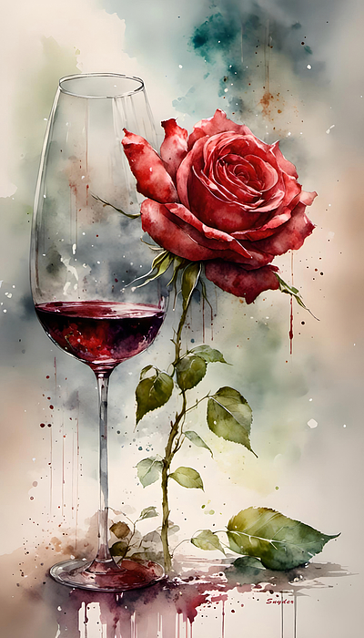 Floyd Snyder - Fine Red Wine and a Beautiful Rose 3