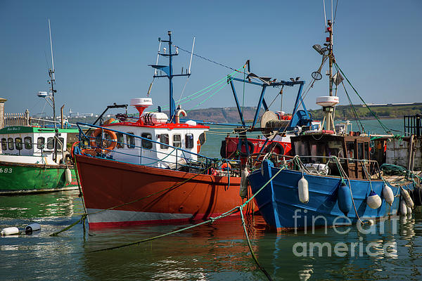 Fishing Boats - Cobh Ireland iPhone Case by Brian Jannsen - Brian