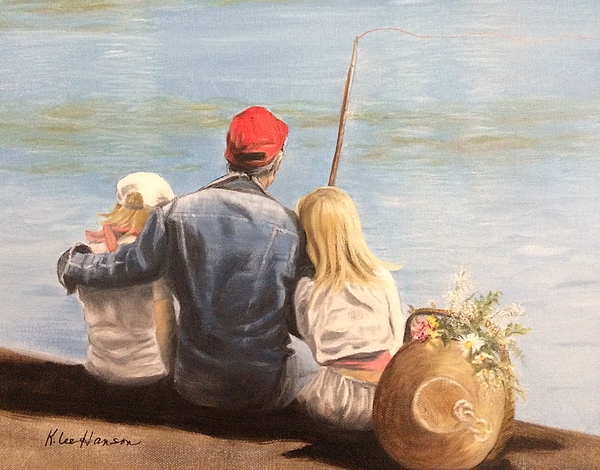 Karen Lee Hanson - Flowers for Mom, a Fish for Dad