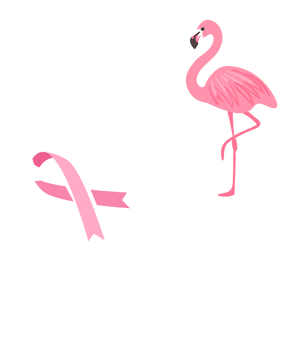 flamingo breast cancer shirts