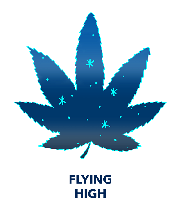 Flying High Stars 420 Funny Weed Lover Gift Cannabis Smoker Marijuana  Addicted T-Shirt by Funny Gift Ideas - Fine Art America