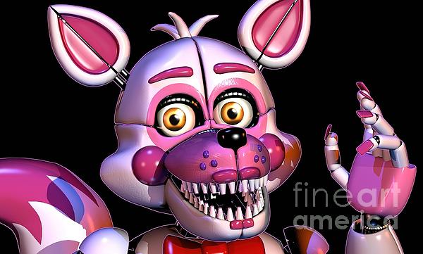 Five night at freddys sticker foxy baby foxy FNAF Sticker for