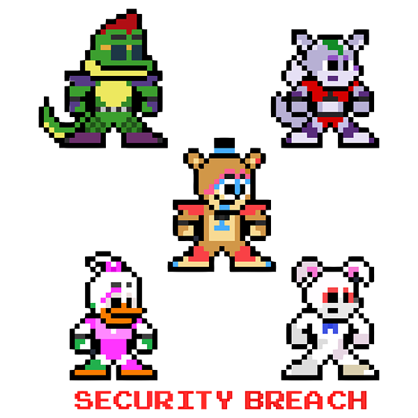 FNAF Security Breach 8bit Pixel Art Onesie for Sale by Titi Sari Suryatmi