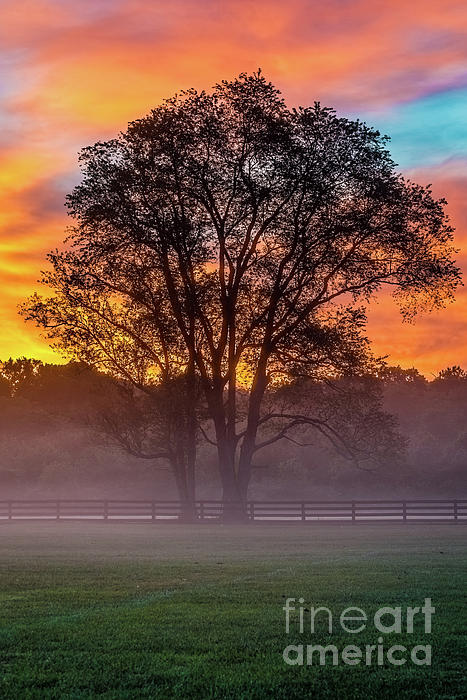 Sunset - Iroquois Park Overlook - Louisville - Kentucky Fleece Blanket