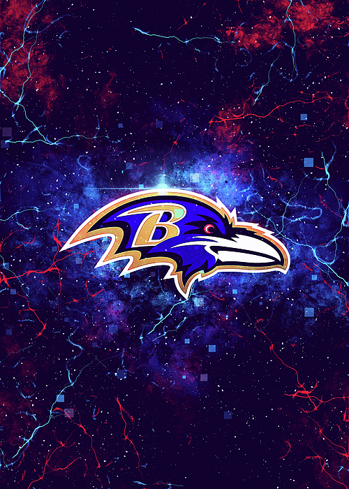 Football Nebula Baltimore Ravens by Leith Huber