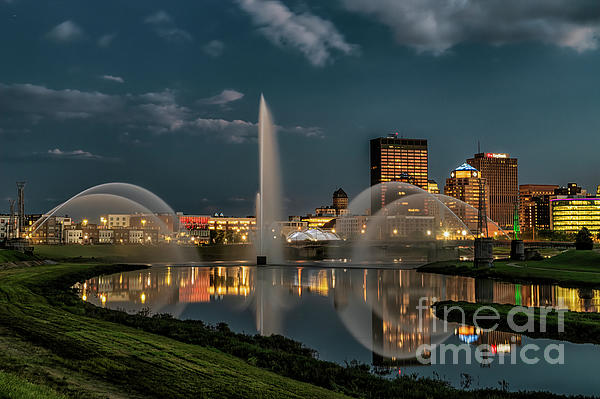 Teresa Jack - Fountain Reflections Dayton Ohio