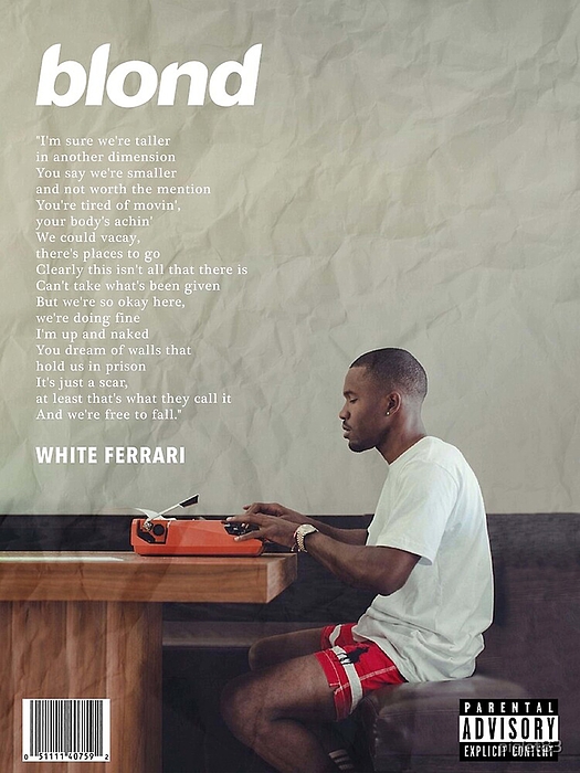 Frank Ocean Blond White Ferrari car retro shirt, hoodie, sweater