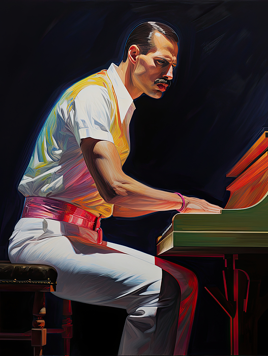 Freddie mercury playing piano shirt online