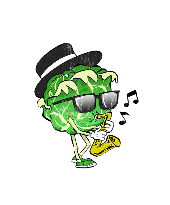 Free The Jazz Cabbage Jazz Cabbage Meme Greeting Card by Noirty Designs